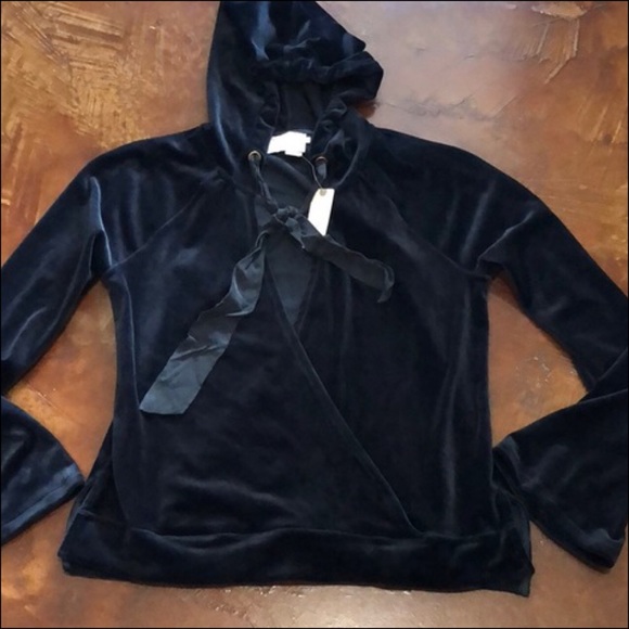 Velour Hoodie Anthropologie - Picture 4 of 4